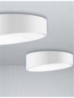 Plafoniera Nova Luce Maggio, finisaj alb satinat, 30 W, cod 9111262 - imagine 8