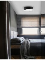 Plafoniera Nova Luce Maggio, finisaj negru satinat, 60 W, cod 9111361 - imagine 9
