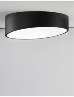 Plafoniera Nova Luce Maggio, finisaj negru satinat, 60 W, cod 9111361 - imagine 8