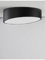 Plafoniera Nova Luce Maggio, finisaj negru satinat, 60 W, cod 9111361 - imagine 7