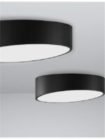 Plafoniera Nova Luce Maggio, finisaj negru satinat, 60 W, cod 9111361 - imagine 5