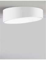 Plafoniera Nova Luce Maggio, finisaj alb satinat, 60 W, cod 9111362 - imagine 7