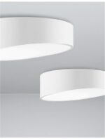 Plafoniera Nova Luce Maggio, finisaj alb satinat, 60 W, cod 9111362 - imagine 6