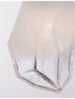 Pendul Nova Luce Ice, finisaj alb mat/sticla alba degrade, 1x5 W, cod 9160231 - imagine 6