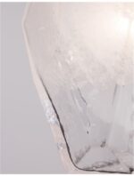Pendul Nova Luce Ice, finisaj alb mat/sticla alba degrade, 1x5 W, cod 9160231 - imagine 5