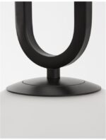 Pendul Nova Luce Grus, finisaj negru mat/sticla alba, 1 x 12 W, cod 9191202 - imagine 6