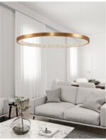 Suspensie Nova Luce Preston, finisaj alama antichizata/acril, 60 W, cod 9285110 - imagine 6