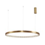 Suspensie Nova Luce Preston, finisaj alama antichizata/acril, 60 W, cod 9285110