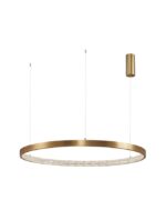 Suspensie Nova Luce Preston, finisaj alama antichizata/acril, 60 W, cod 9285110