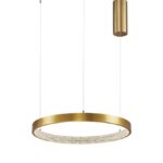 Suspensie Nova Luce Preston, finisaj alama antichizata/acril, 25 W, cod 9285401