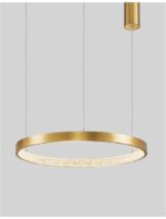 Suspensie Nova Luce Preston, finisaj alama antichizata/acril, 37 W, cod 9285601 - imagine 8