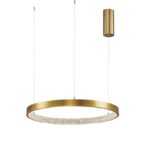 Suspensie Nova Luce Preston, finisaj alama antichizata/acril, 37 W, cod 9285601