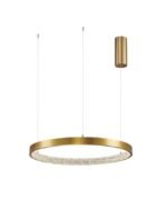 Suspensie Nova Luce Preston, finisaj alama antichizata/acril, 37 W, cod 9285601