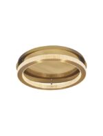 Plafoniera Nova Luce Fiore, finisaj alama antichizata/acril, 60 W, cod 9285620