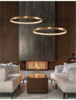 Suspensie Nova Luce Preston, finisaj alama antichizata/acril, 50 W, cod 9285801 - imagine 6
