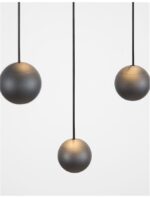 Suspensie Nova Luce Nocci, finisaj negru mat, 10x4.5 W, cod 9303952 - imagine 7