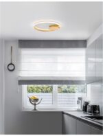 Plafoniera Nova Luce Fuline, finisaj auriu, 32 W, cod 9348071 - imagine 10