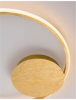 Plafoniera Nova Luce Fuline, finisaj auriu, 32 W, cod 9348071 - imagine 7