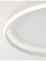 Plafoniera Nova Luce Fuline, finisaj alb satinat, 32 W, cod 9348072 - imagine 5