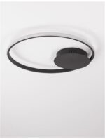 Plafoniera Nova Luce Fuline, finisaj negru satinat, 32 W, cod 9348073 - imagine 9