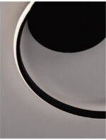 Plafoniera Nova Luce Fuline, finisaj negru satinat, 32 W, cod 9348073 - imagine 5