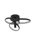 Plafoniera Nova Luce Emil, finisaj negru satinat, 30 W, cod 9349063 - imagine 11