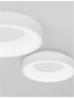 Plafoniera Nova Luce Rando Thin, finisaj alb mat, 30 W, cod 9353830 - imagine 5