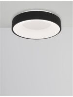 Plafoniera Nova Luce Rando Thin, finisaj negru mat, 30 W, cod 9353831 - imagine 8