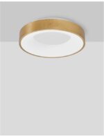 Plafoniera Nova Luce Rando Thin, finisaj auriu periat, 30 W, cod 9353832 - imagine 9