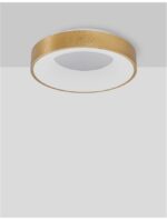 Plafoniera Nova Luce Rando Thin, finisaj auriu periat, 30 W, cod 9353832 - imagine 8