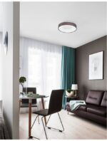 Plafoniera Nova Luce Rando Thin, finisaj maro periat, 30 W, cod 9353833 - imagine 9