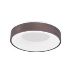 Plafoniera Nova Luce Rando Thin, finisaj maro periat, 30 W, cod 9353833