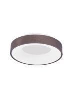 Plafoniera Nova Luce Rando Thin, finisaj maro periat, 30 W, cod 9353833