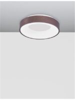 Plafoniera Nova Luce Rando Thin, finisaj maro periat, 30 W, cod 9353833 - imagine 8