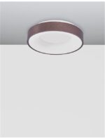 Plafoniera Nova Luce Rando Thin, finisaj maro periat, 30 W, cod 9353833 - imagine 7