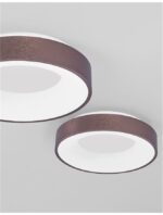 Plafoniera Nova Luce Rando Thin, finisaj maro periat, 30 W, cod 9353833 - imagine 6