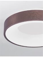 Plafoniera Nova Luce Rando Thin, finisaj maro periat, 30 W, cod 9353833 - imagine 5