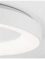 Plafoniera Nova Luce Rando Thin, finisaj alb mat, 50 W, cod 9353852 - imagine 6
