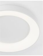 Plafoniera Nova Luce Rando Thin, finisaj alb mat, 50 W, cod 9353852 - imagine 5