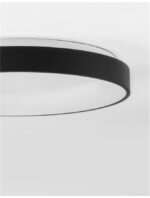 Plafoniera Nova Luce Rando Thin, finisaj negru mat, 50 W, cod 9353853 - imagine 6