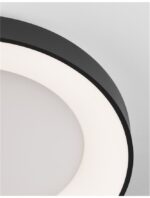 Plafoniera Nova Luce Rando Thin, finisaj negru mat, 50 W, cod 9353853 - imagine 5