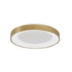 Plafoniera Nova Luce Rando Thin, finisaj auriu periat, 50 W, cod 9353854