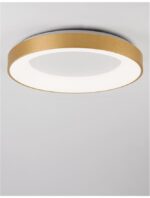 Plafoniera Nova Luce Rando Thin, finisaj auriu periat, 50 W, cod 9353854 - imagine 8