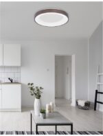 Plafoniera Nova Luce Rando Thin, finisaj maro periat, 50 W, cod 9353855 - imagine 3