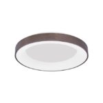 Plafoniera Nova Luce Rando Thin, finisaj maro periat, 50 W, cod 9353855