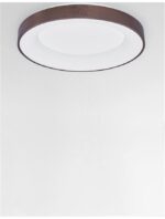 Plafoniera Nova Luce Rando Thin, finisaj maro periat, 50 W, cod 9353855 - imagine 5
