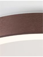 Plafoniera Nova Luce Rando Thin, finisaj maro periat, 50 W, cod 9353855 - imagine 6