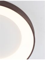 Plafoniera Nova Luce Rando Thin, finisaj maro periat, 50 W, cod 9353855 - imagine 7