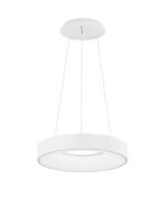 Suspensie Nova Luce Rando Thin, finisaj alb mat, 30 W, cod 9453430