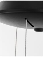 Suspensie Nova Luce Rando Thin, finisaj negru mat, 30 W, cod 9453431 - imagine 5